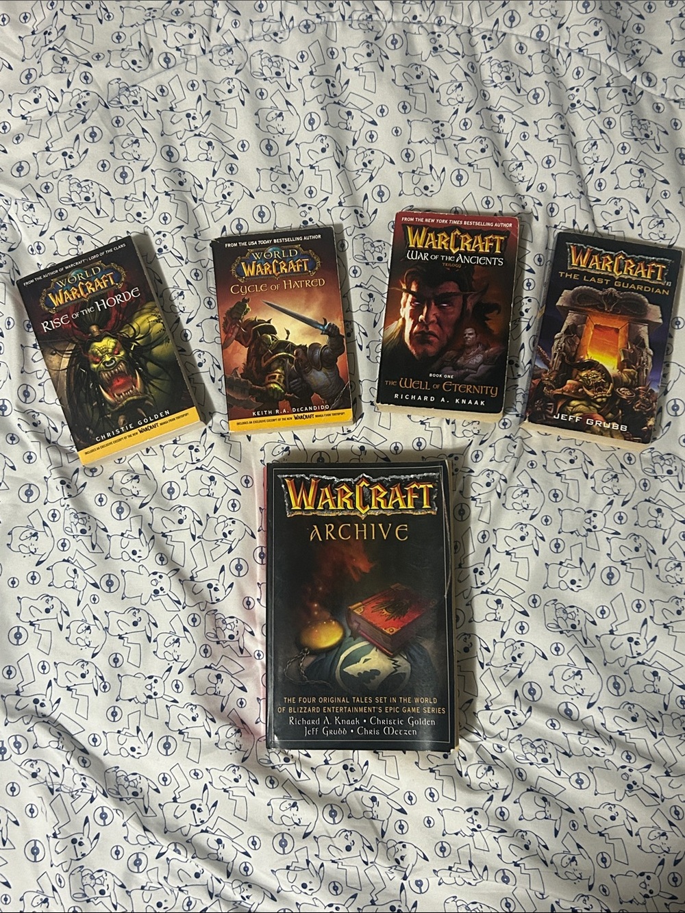 VINTAGE 2002-2007 | Warcraft & World of Warcraft Paperback Book Set of 5